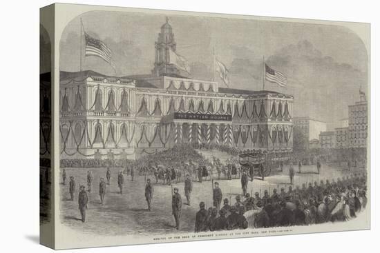 Arrival of the Body of President Lincoln at the City Hall, New York-null-Premier Image Canvas