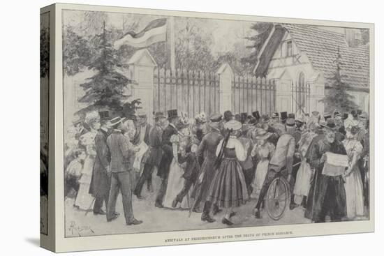 Arrivals at Friedrichsruh after the Death of Prince Bismarck-Amedee Forestier-Premier Image Canvas