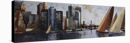 Arriving at Manhattan-Marti Bofarull-Stretched Canvas