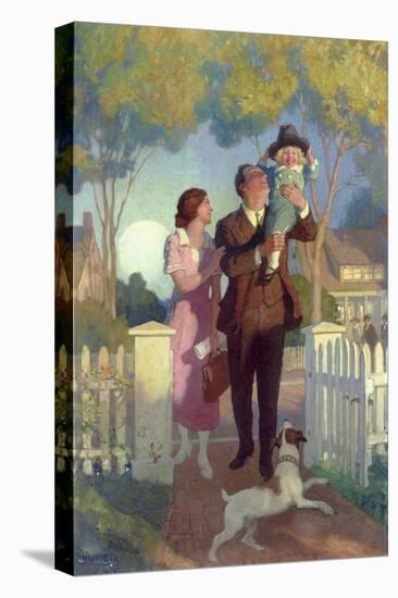Arriving Home-Newell Convers Wyeth-Premier Image Canvas