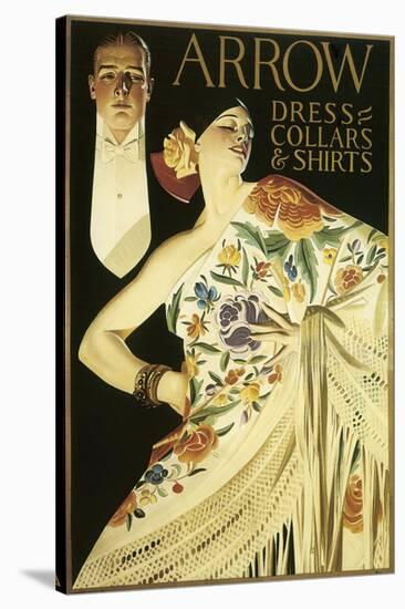 Arrow Dress Collars and Shirts-Joseph Christian Leyendecker-Stretched Canvas