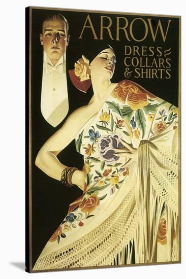 Arrow Dress Collars and Shirts-Joseph Christian Leyendecker-Stretched Canvas