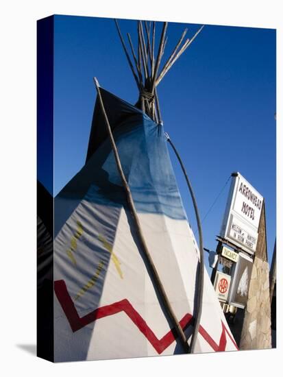 Arrowhead Motel Sign, Buffalo, Wyoming, USA-Nancy & Steve Ross-Premier Image Canvas