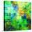 Art Abstract Vibrant Tiles Geometric Pattern For Background-Irina QQQ-Stretched Canvas