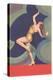 Art Deco Dancer-null-Stretched Canvas