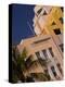 Art Deco Design of Cavalier Hotel, South Beach, Miami, Florida, USA-Nancy & Steve Ross-Premier Image Canvas