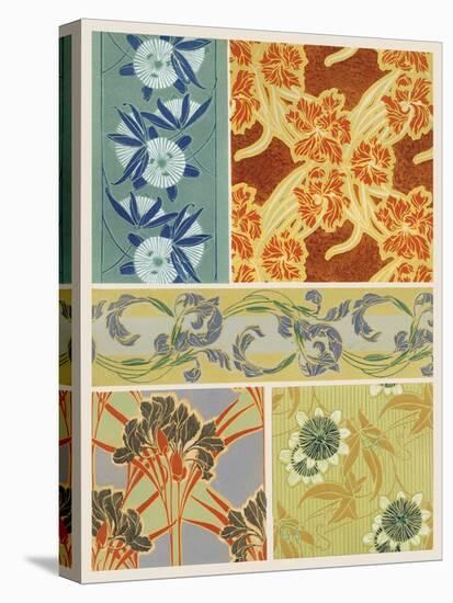 Art Deco Florals IX-Baxter Mill Archive-Stretched Canvas