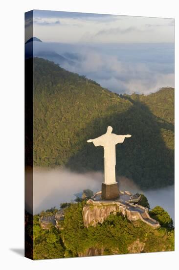 Art Deco Statue of Jesus, Corcovado Mountain, Rio de Janeiro, Brazil-Peter Adams-Premier Image Canvas