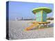 Art Deco Style Lifeguard Hut, South Beach, Miami Beach, Miami, Florida, USA-Gavin Hellier-Premier Image Canvas