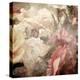 Art Floral Vintage Sepia Blurred Background with White and Pink Roses-Irina QQQ-Stretched Canvas