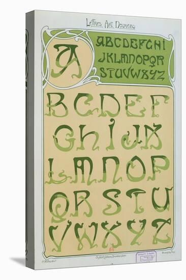 Art Nouveau Alphabet. 1903-E. Mulier-Premier Image Canvas