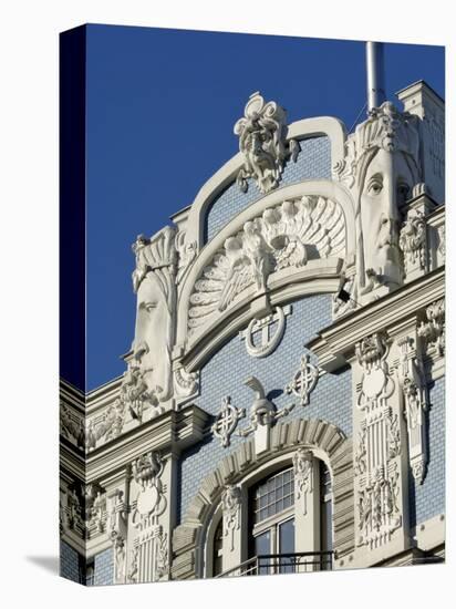 Art Nouveau Architecture, 10B Elizabetes Iela, Designed by Mikhail Eisenstein, Riga, Latvia-Gary Cook-Premier Image Canvas