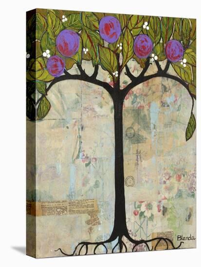 Art Tree Painting Original Modern Tree Past Vision-Blenda Tyvoll-Stretched Canvas