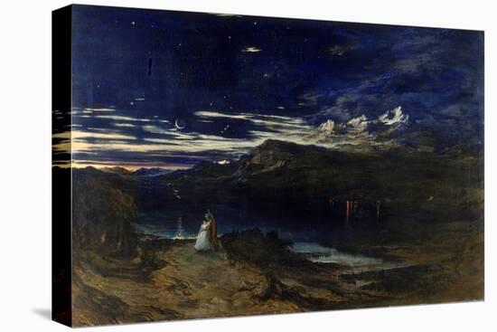 Arthur and Aegle in the Happy Valley, 1849-John Martin-Premier Image Canvas