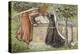 Arthur's Tomb: Sir Launcelot Parting from Guenevere, 1854-Dante Gabriel Rossetti-Premier Image Canvas