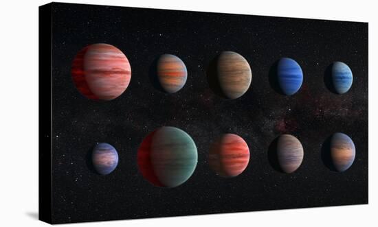 Artist Impression of Hot Jupiter Exoplanets - Unannotated-null-Stretched Canvas