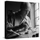 Artist Lyonel Feininger at Work-Andreas Feininger-Premier Image Canvas