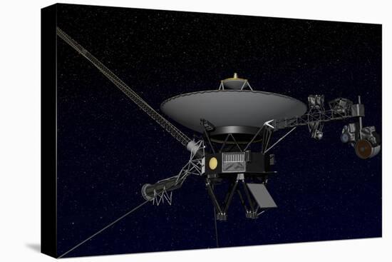 Artist's Concept of One of the Twin Voyager Spacecraft-null-Stretched Canvas