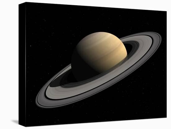 Artist's Concept of Saturn-Stocktrek Images-Premier Image Canvas