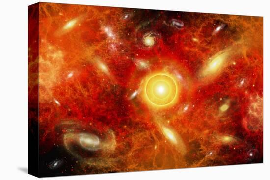 Artist's Concept of the Big Bang Theory-null-Stretched Canvas