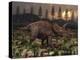 Artist's Concept of Triceratops-Stocktrek Images-Premier Image Canvas