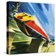 Artist's Conception of a Glider Train-Wilf Hardy-Premier Image Canvas