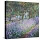 Artist's Garden at Giverny-Claude Monet-Stretched Canvas