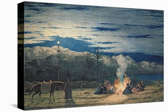 Artist's Halt in the Desert by Moonlight, C.1845-Richard Dadd-Premier Image Canvas