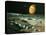 Artist's Impression of Jupiter Over Europa-Ludek Pesek-Premier Image Canvas