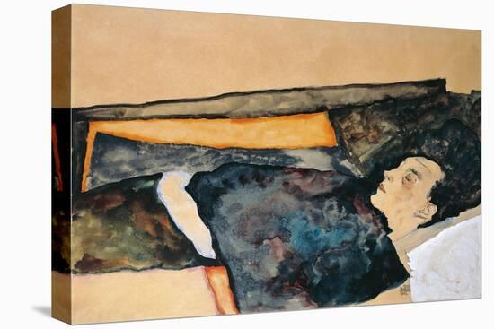 Artist's Mother Sleeping-Egon Schiele-Premier Image Canvas