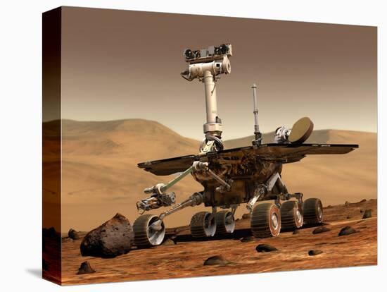 Artist's Rendition of Mars Rover-Stocktrek Images-Premier Image Canvas