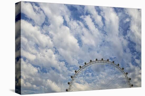 Artistic View Of The London Eye With Clouds And Blue Sky-Karine Aigner-Premier Image Canvas