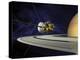 Artists Concept of Cassini During the Saturn Orbit Insertion Maneuver-Stocktrek Images-Premier Image Canvas