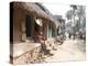 Artists Houses with Thatched Roofs in Main Street of Artists' Village, Raghurajpur, Orissa, Inda-Annie Owen-Premier Image Canvas