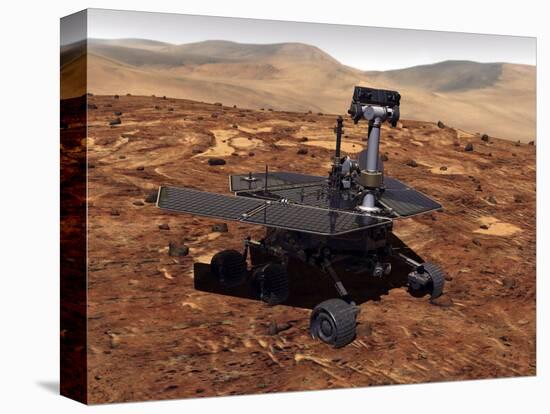 Artists Rendition of Mars Rover-Stocktrek Images-Premier Image Canvas