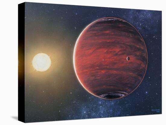 Artwork Depicting the Planet 51 Pegasi B & Its Sun-Chris Butler-Premier Image Canvas