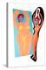 Artwork of An Anorexic Woman Looking In a Mirror-Paul Brown-Premier Image Canvas