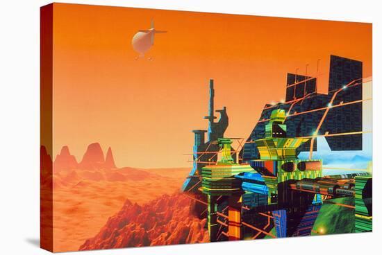 Artwork of Mars Terraforming Greenhouse-Julian Baum-Premier Image Canvas