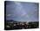 Artwork of Meteor Shower Over a City-Chris Butler-Premier Image Canvas