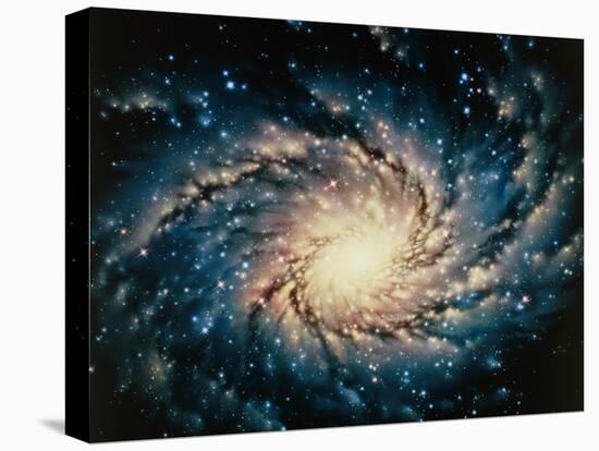 Artwork of the Milky Way, Our Galaxy-Joe Tucciarone-Premier Image Canvas
