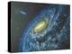 Artwork of the Milky Way Viewed From Outside-Chris Butler-Premier Image Canvas