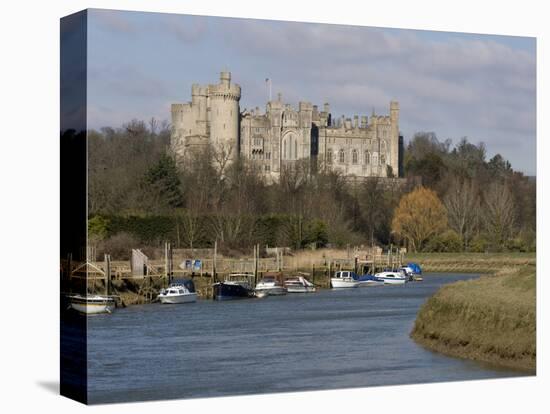 Arundel Castle and River Arun, West Sussex, England, United Kingdom, Europe-Roy Rainford-Premier Image Canvas