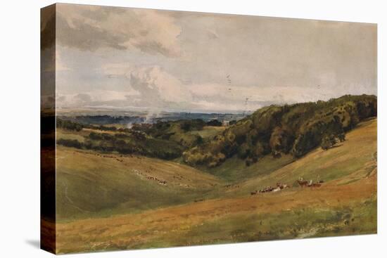 Arundel Park, with Deer, 1880-Thomas Collier-Premier Image Canvas