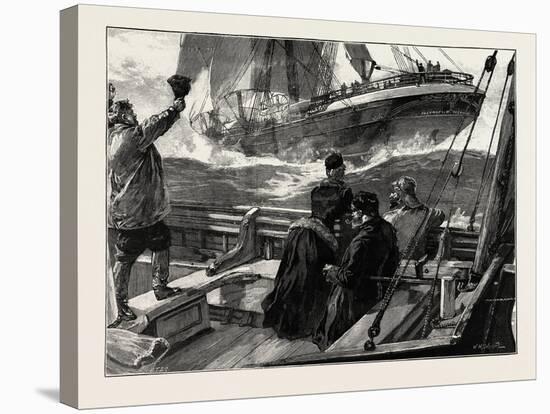 As the Clipper Stormed Past-William Heysham Overend-Premier Image Canvas