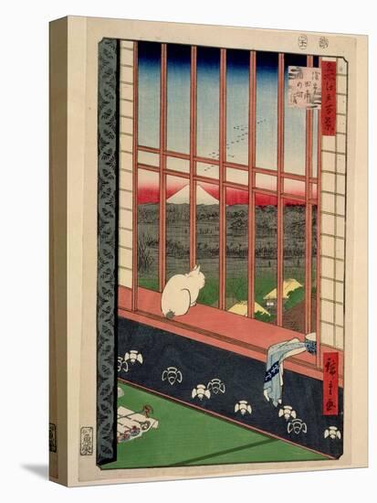 Asakusa Rice Fields During the Festival of the Cock, C.1857-Ando Hiroshige-Premier Image Canvas