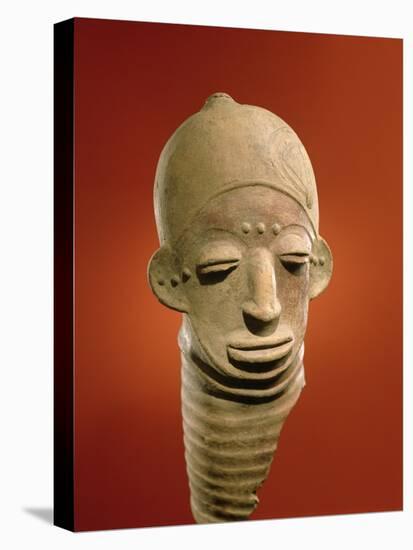 Asante Funerary Mask, from Ghana (Ceramic)-African-Premier Image Canvas