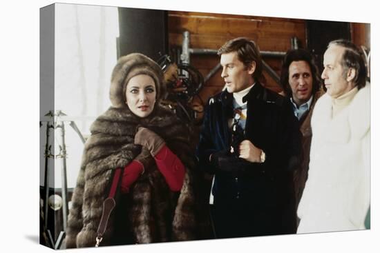 ASH WEDNESDAY, 1973 directed by LARRY PEERCE Elizabeth Taylor and Helmut Berger (photo)-null-Stretched Canvas