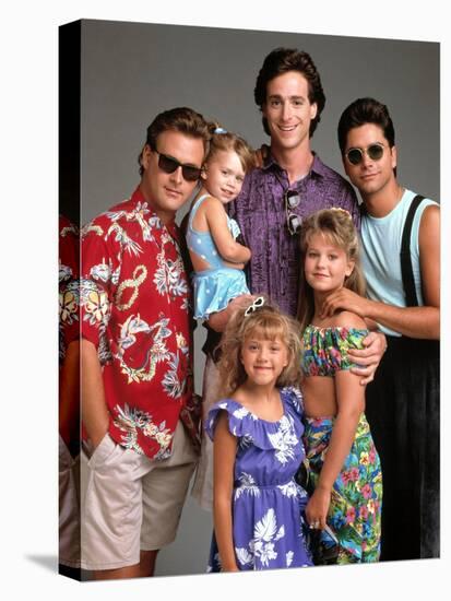 ASHLEY OLSEN; BOB SAGET; JOHN STAMOS; DAVE COULIER; JODIE SWEETIN; CANDACE CAMERON BURE. "Full H...-null-Premier Image Canvas