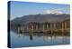 Ashness Boat Landing, Two Walkers Enjoy the Skiddaw Range, Derwentwater-James Emmerson-Premier Image Canvas