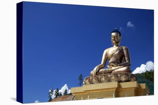 Asia, Bhutan, Thimpu. Buddha Dordenma Overlooking Thimpu-Kymri Wilt-Premier Image Canvas